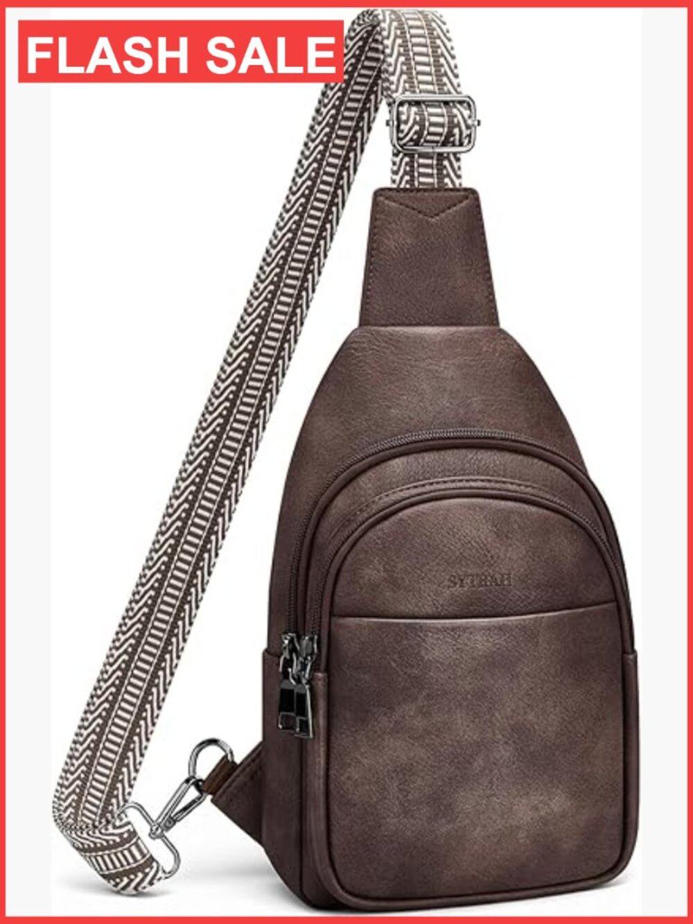 RFID Sling Crossbody Bag for Women, Anti Theft Purse for Travel, Faux Leather